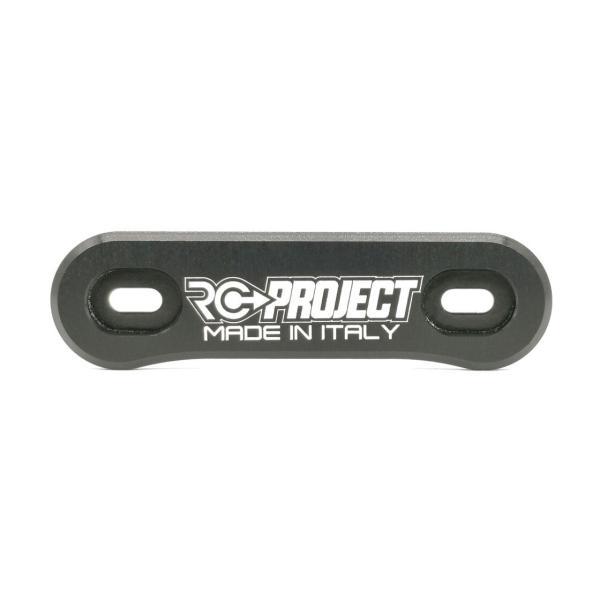 RC-Project One Piece Wing Button in Ergal 7075 T6 Black